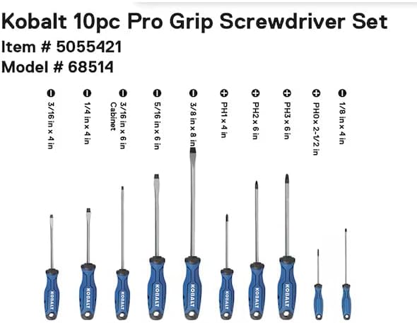 K.balt 10-Piece Magnetic Screwdriver Set