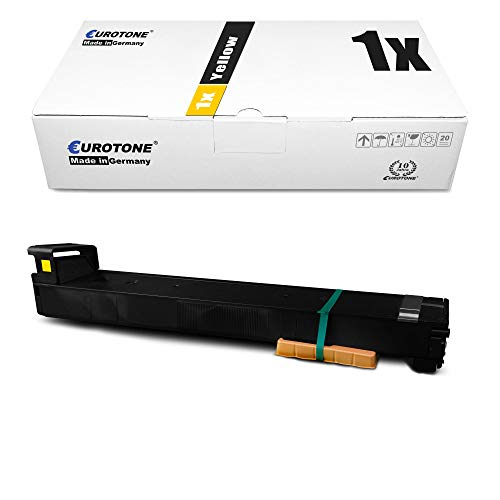 Toner jaune compatible HP M855dn haute capacité 31500 pages Eurotone CF312A