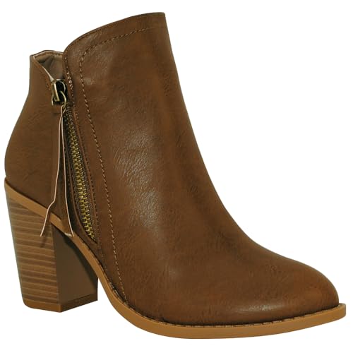 Image of TRENDSUP Women's Fashion Side Zipper Booties