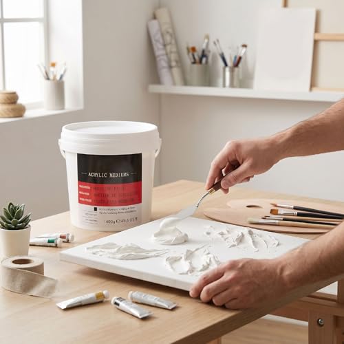 Pasta de modelado Cuifati 1400g de secado rápido para lienzos 2