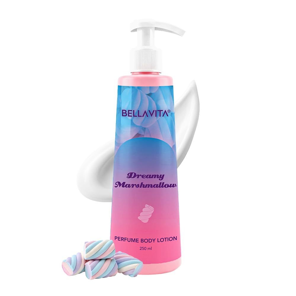 BELLAVITA Dreamy Marshmallow | Perfume Body Lotion for Man and Woman | Long-lasting Hydration | Soft & Smooth Skin | Long-lasting Scent | Paraben-free | Infused with Cocoa Butter & Glycerin | 250ml-image-18