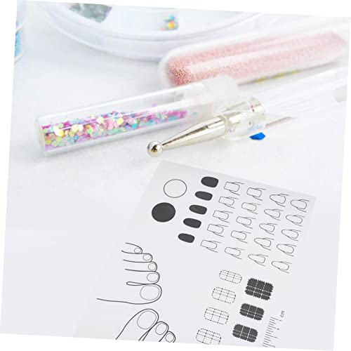 Tapete de silicona para practicar manicura acrílica miniatura 6