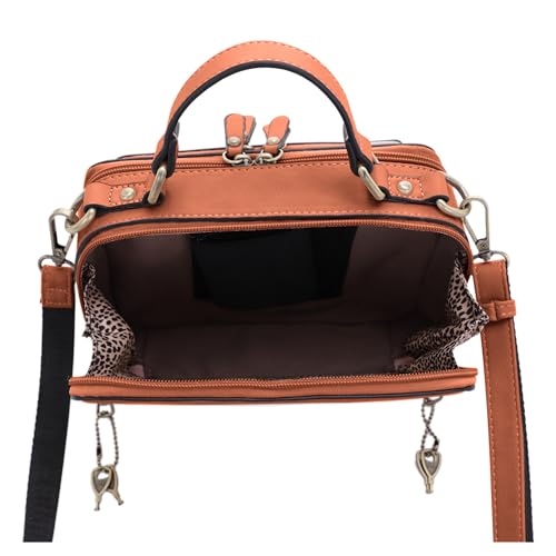 Image of JESSIE & JAMES PANDORA Compact Concealed Carry Crossbody Satchel Purse