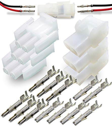 2-Pin Molex 2.13mm (.084´´) Connector Kit, 14-20 AWG Arcade Pinball (3-Set)