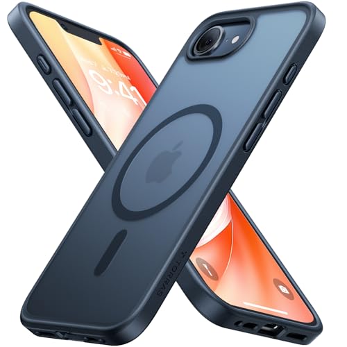TORRAS Guardian-Mag für iPhone 17e Hülle iPhone 16e Hülle für MagSafe (TOP Militärschutz & Magnetkraft) Handyhülle für iPhone 16e iPhone 17e Case Stoßfest Kratzfest Schutzhülle Dünn Matt Schwarz
