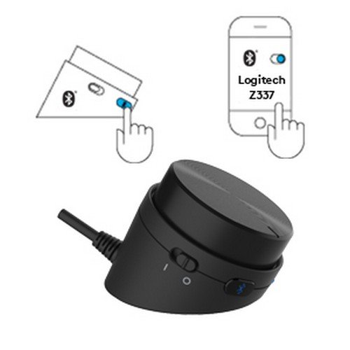 Logitech Z337 Bold Sound Bluetooth Wireless 2.1 Speaker System for Computers, Smartphones and Tablets