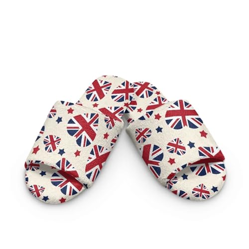 Fuzzy Open Toe Slippers for Women Men Lightweight House Shoes for Indoor Breathable Washable2