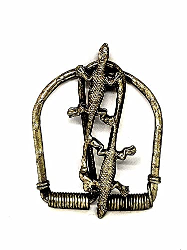 Pince à billets de salle de bain ART 12 en argent vieilli pour ranger vos essentiels