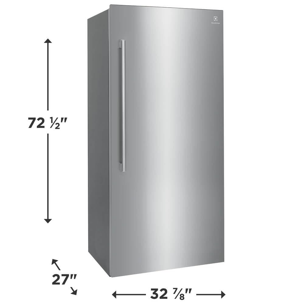 Electrolux EI33AR80WS 19 Cu. Ft. 33 inch Counter-Depth Stainless Steel Refrigerator on Fridge.com