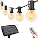Guirnaldas Luces Exterior Solar con control remoto, 10m G40 30+3 LED Bombillas, Cadena de Luz regulables, IP44 Impermeable Luces Decoración para Garden, Jardín, Terraza