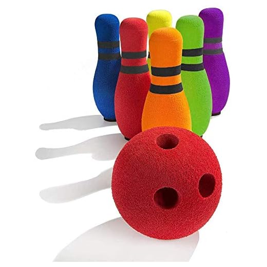 Forevive Kids Bowling Set Indoor Outdoor Children's Bowling Set Bowling Games Kids Toys Age 3, 4, 5 Years Old Boys and Girls (6 Pins and 1 Ball)