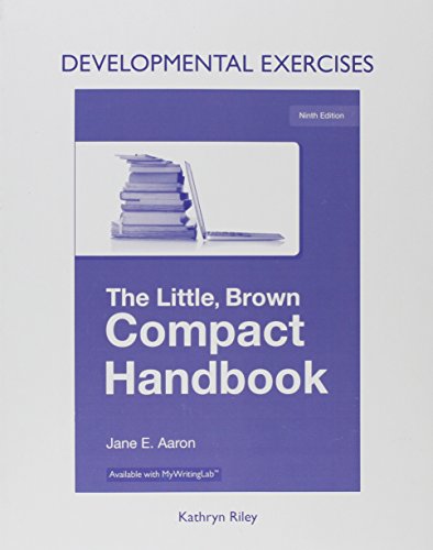 Developmental Exercises for The Little Brown Compact Handbook