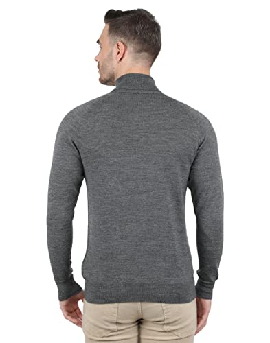 Image of Monte Carlo Men Wool High Neck Pullover Sweater