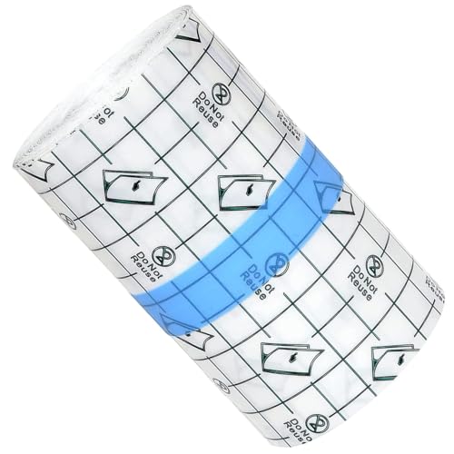 Dryxog Segunda Piel Aposito Apositos Adhesivos Impermeables Transparente Aposito Impermeable Protection Silicone Scar Sheets Tatuaje Vendaje Película Rodante Film Tattoo Esparadrapo (5cm x 10m)