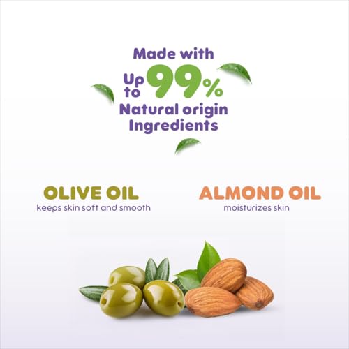 Image of Himalaya Gentle Baby Lotion with Almond Oil, Olive Oil & Giloy | pH 5.5 | No. 1 Doctor-Prescribed Brand | Nourishing Baby Moisturizer for All Skin Types | 400ml (Pack of 6)