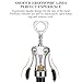 KORCCI Wine Opener 2 Pcs, Wine Bottle Opener, Zinc Alloy Wing Corkscrew Heavy Duty, Cork Screw Beer Opener for Bartenders, Multifunctional Bottle Opener for Kitchen, Restaurant, Bar, Waiters （Silver）