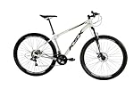 ATENÇÃO: BIKE TOTALMENTE DESMONTADA! Garfo Suspensão C/ Curso de 100mm Preto C/ Adesivo combinando; - Rodas Tamanho 29 em Alumínio Montadas para Freio a Disco; - Aro Aéreo Alumínio Parede Dupla C/ Adesivo combinando; Cubo Preto Especial C/ 36 Furos p...