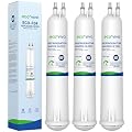 Ecoviva EDR3RXD1 Replacement Water Filter, Compatible with Filter 3,4396841, 4396710, WD-F08, 46-9083, 46-9030, W10121145, W10121146 Water Filter, 3 Filters