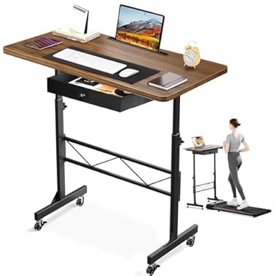 COMHOMA Small Standing Desk Adjustable Height S...