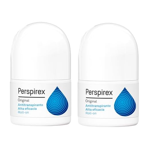 Perspirex ® | Perspirex Original | Desodorante Antitranspirante Axilas Roll On para una protección y frescura anti sudor de hasta 5 días | Pack de 2-40 Ml