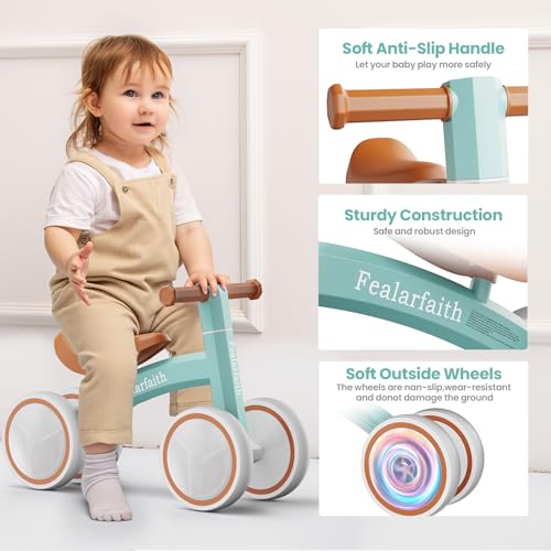 Baby Balance Bike with 4 LED Wheels