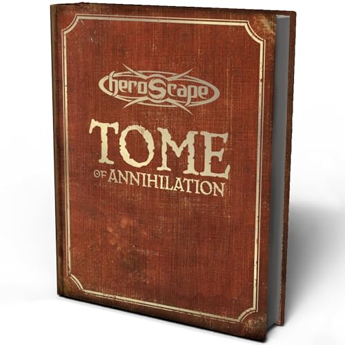 Heroscape: Tome of Annihilation - Libro di giochi di ruolo con copertina rigida, Collezione di tradizioni, cronache La saga completa dell'età dell'annientamento, biografie-scenari