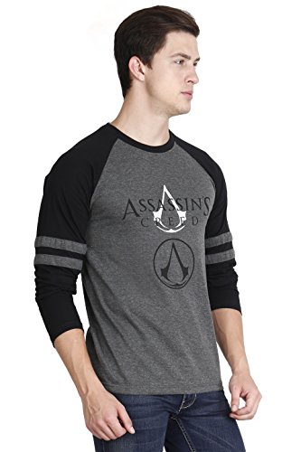 Image of FLEXIMAA Men's Cotton Round Neck Printed Full Sleeve T-Shirt