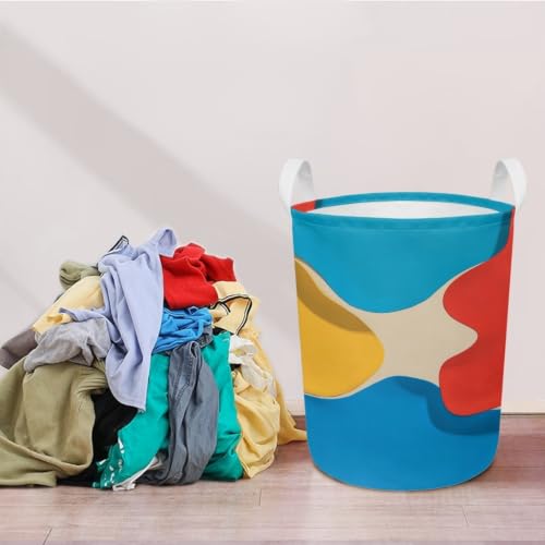 Panier à linge pliable coloré pour trier les jouets et vêtements