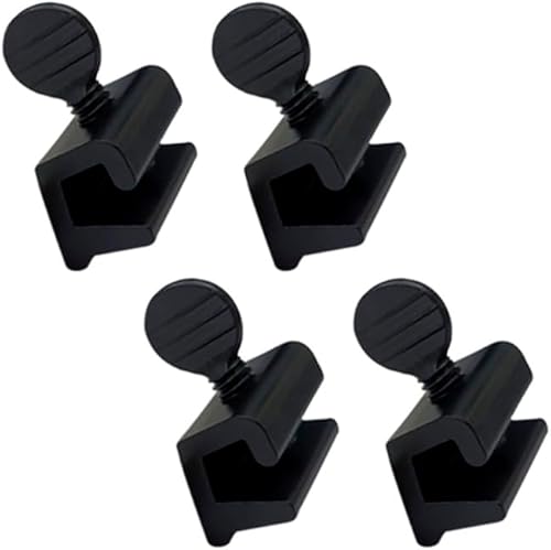 Miniatura 33 de QCAA Cerradura de seguridad para ventana deslizante con forro de vinilo, cerradura a prueba de niños, aluminio, blanco, paquete de 4, fabricado