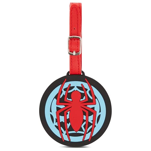 Marvel Spiderman Luggage Tag - Black 3 Piece Luggage Tag and Lanyard Set - Officially Licensed Spiderman Merchendise4