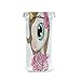 HUSSRITY Eyeglasses Case Unicorn With Flower Sunglasses Pouch Soft PU Leather Squeeze Top Eyeglass Holder Portable Glasses Case For Women Men