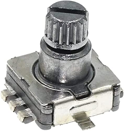 Interrupteur d'encodeur EC11 5 pin SMD potentiomètre rotatif numérique arbre prune 10 mm - 6