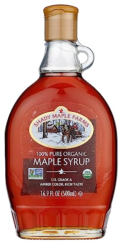 Shady Maple Farms Maple Syrup, Og, Gr A, Dk, Gl, 16.90-Ounce #TOP7