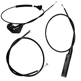 AUTOPA 3PCS Engine Hood Release Cable Kit for BMW E53 X5 2000-2006