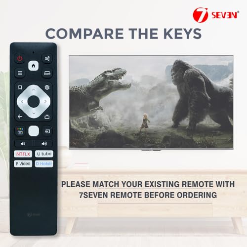 7SEVEN® Compatible with Acer TV Remote Control Fit for I Series H Series S Series and P Series Smart 4K LED FHD Television Without Voice Command - Match Keys Exactly with Existing Remote Controller 7SEVEN® Compatible with Acer TV Remote Control Fit for I Series H Series S Series and P Series Smart 4K LED FHD Television Without Voice Command - Match Keys Exactly with Existing Remote Controller