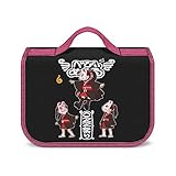 化粧ポーチ トラベルポーチ BABYMETAL ベビメタル コスメポーチ メイクポーチ トイレタリーバッグ バスルームポーチ 吊り下げ用 フック付き 洗面バッグ 多機能 収納ポーチ 収納バッグ 大容量 化粧品入れ 小物整理 軽量 旅行 出張 防水