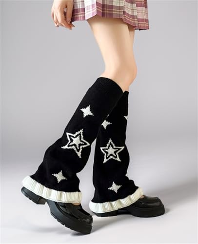 Y2k Harajuku Leg Warmers Women Cute Japanese Goth Rave Grunge Alt Punk2