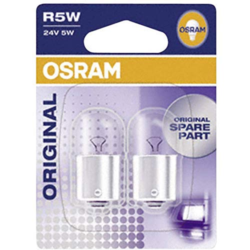 Osram ORIGINAL Sonderlampe R5W, 5627-02B, 24V, Doppelblister – Ansicht 2