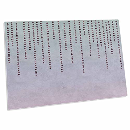 3dRose Desk Pad Grande con Pedrería Rosa miniatura 1