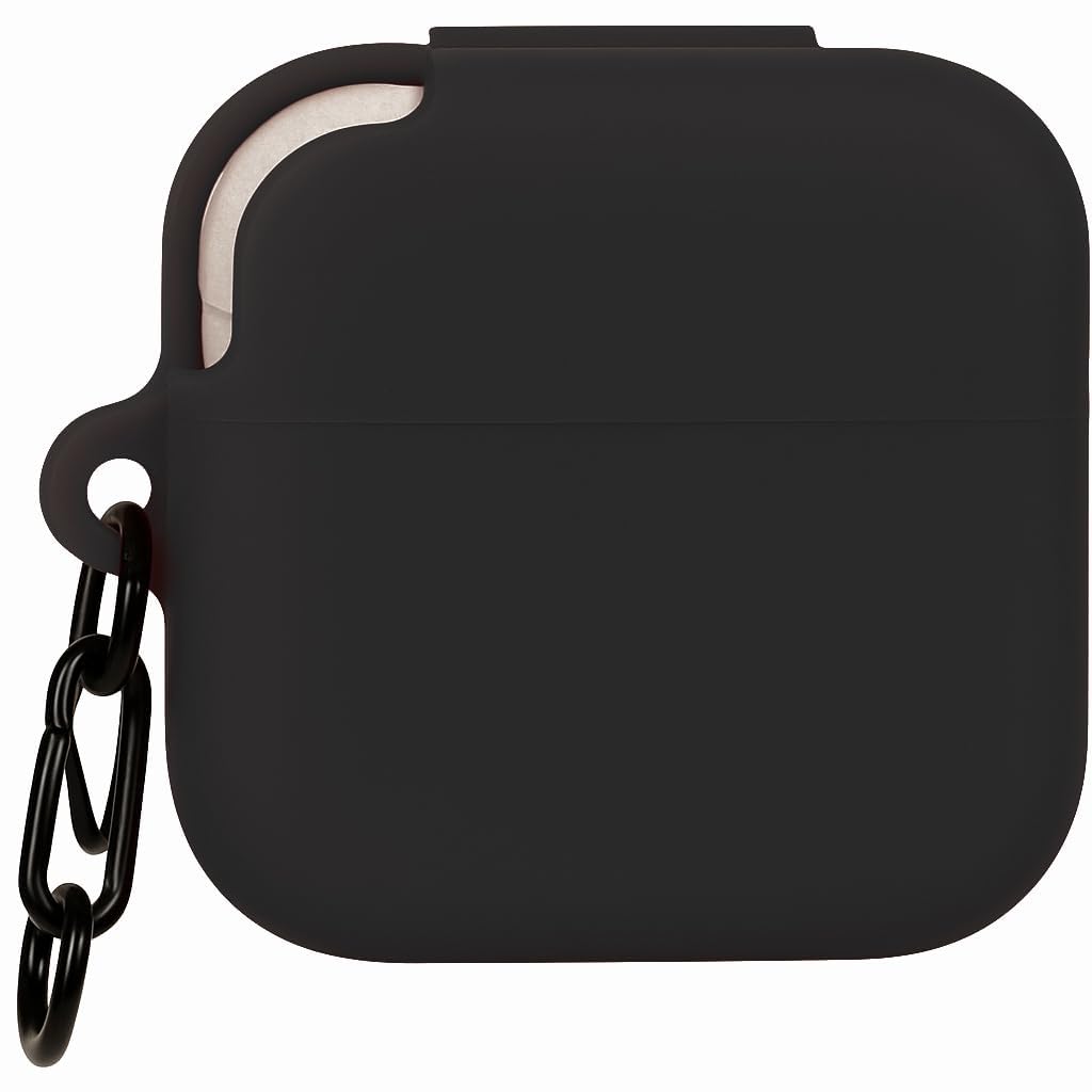 Stynox Soft Silicone Protective Case Cover for Buds Pro 2, Buds 2, Buds 2 Plus, Earphone Accessories (Black)