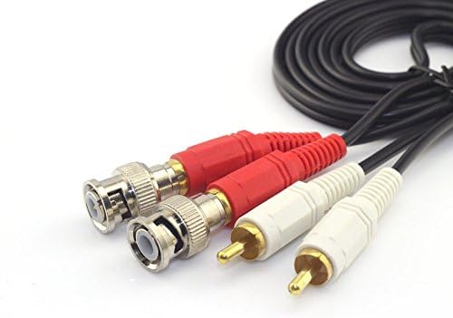 10 Pack Adaptador RCA Hembra a BNC Macho para Video CCTV miniatura 6
