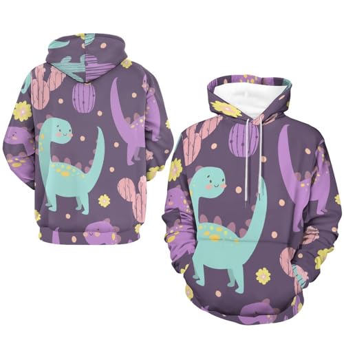 Sweat à capuche grande taille 3XL pull chaud imprimé sans compromis - 7