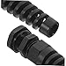 POPETPOP 10pcs Adjustable Nylon Cable Gland Connector Waterproof Strain Relief Cord Grip for 4-8mm Cables Sturdy Electrical Gland for Industrial Use