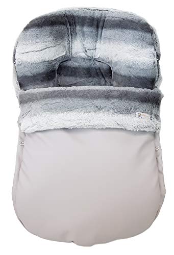 Borda y más Universal Fußsack oder Schlafsack Babytragetasche mit Schutzhülle für Maxi Cosi oder Gruppe 0. Verfügbar in Mehreren Modellen und Farbene. (Stark)