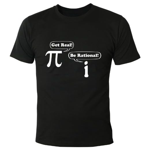 Mister Merchandise Cool rolig t-shirt Get Real! Var rational! Math Nerd