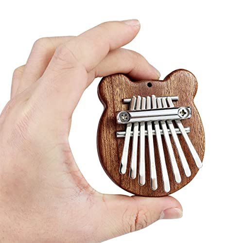 DBAILY Pouce Piano,Kalimba Avec Marteau d’Accord Portable Mini-Pratique Profession Durable Bois Massif Forme d’Ours Pour… - Les Beatles, Paul McCartney, John Lennon, RIngo Starr, George Harrison DBAILY Pouce Piano,Kalimba Avec Marteau d'Accord Portable Mini-Pratique Profession Durable Bois Massif Forme d'Ours Pour… – Image 4