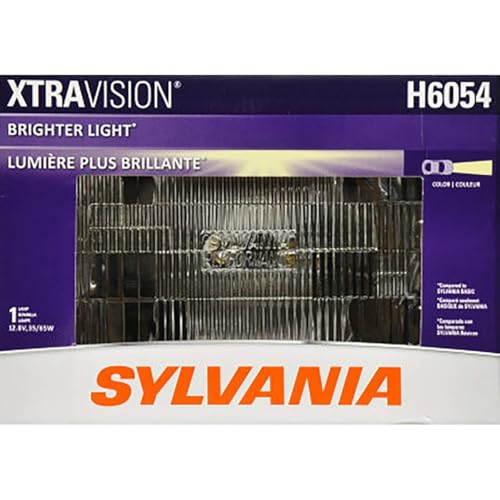 SYLVANIA - H6054 XtraVision Sealed Beam Headlight - Halogen Headlight Replacement 142x200 - Delivers More Down Road Visibility (Contains 1 Bulb)