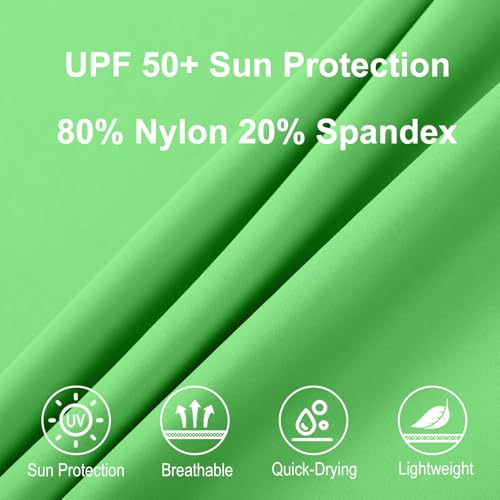 Image of 5-14Y Boys Girls Rash Guard UPF 50+ Short Sleeve Kids Neon Swim Shirts | Unisex UV Sun Protection Shirts,Quick Dry Kids Rash Guard, Boys Girls Neon Swim Shirts,Teen Rash Guard Swimsuit