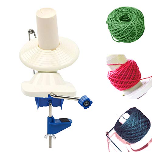 Yarn Ball Winder, Hand-Operated Yarn Ball Winder Swift Yarn Winder #TOP4