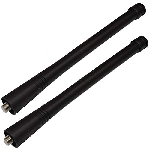 HQRP 2-Pack VHF Antenna Compatible with Motorola Saber II/Saber IIR/Saber III / SV10 / SV11 / SV11D / SV21 / SV12 / SV22 / SV22C / SU210 / SU22 / SU22C / SU220